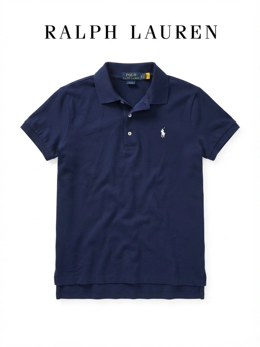 Ralph Lauren kids (girls) Navy Polo Shirt Size XL kids or XS in women’s 0141